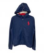 POLO RALPH LAURENポロ・ラルフローレン）の古着「ビッグポニージップパーカー」｜ネイビー