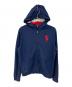 POLO RALPH LAUREN（ポロ・ラルフローレン）の古着「ビッグポニージップパーカー」｜ネイビー