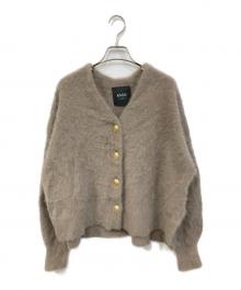journal standard L'essage（ジャーナルスタンダード レサージュ）の古着「FOX CASHMERE/フォックス カシミヤ　 Vネックカーディガン」｜ベージュ