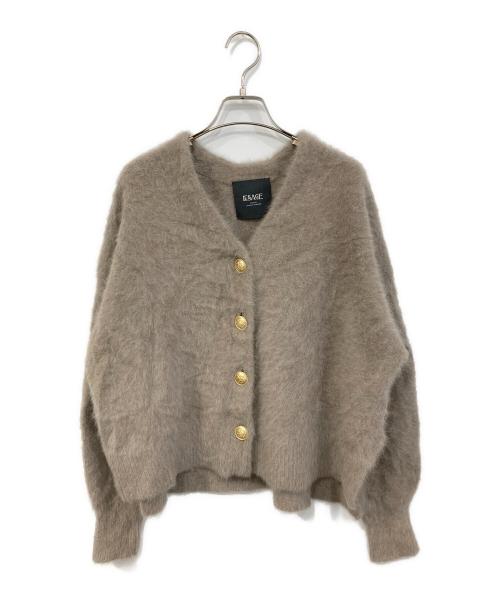journal standard L'essage（ジャーナルスタンダード レサージュ）journal standard L'essage (ジャーナルスタンダード レサージュ) FOX CASHMERE/フォックス カシミヤ　 Vネックカーディガン ベージュ サイズ:なしの古着・服飾アイテム