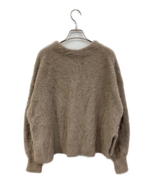journal standard L'essage（ジャーナルスタンダード レサージュ）journal standard L'essage (ジャーナルスタンダード レサージュ) FOX CASHMERE/フォックス カシミヤ　 Vネックカーディガン ベージュ サイズ:なしの古着・服飾アイテム
