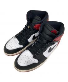NIKE（ナイキ）の古着「Air Jordan 1 Retro High OG "Black Toe Reimagined"/エア ジョーダン ワン レトロ ハイ オージー ブラック トゥ リイマジンド」｜ブラック