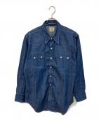 LEVI'S VINTAGE CLOTHINGリーバイス ビンテージ クロージング）の古着「SHORT HORN WESTERN SHIRT/ショート・ホーン・ウエスタン・シャツ」｜インディゴ