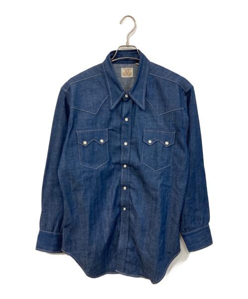 LEVI'S VINTAGE CLOTHING（リーバイス ビンテージ クロージング）LEVI'S VINTAGE CLOTHING (リーバイス ビンテージ クロージング) SHORT HORN WESTERN SHIRT/ショート・ホーン・ウエスタン・シャツ インディゴ サイズ:SIZE Mの古着・服飾アイテム
