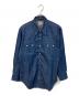 LEVI'S VINTAGE CLOTHING（リーバイス ビンテージ クロージング）の古着「SHORT HORN WESTERN SHIRT/ショート・ホーン・ウエスタン・シャツ」｜インディゴ