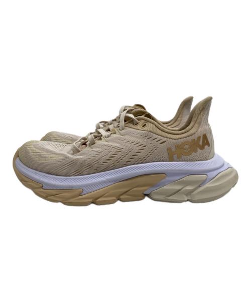HOKA（ホカ）HOKA (ホカ) M CLIFTON EDGE/エム クリフトン エッジ ベージュ サイズ:SIZE 24の古着・服飾アイテム
