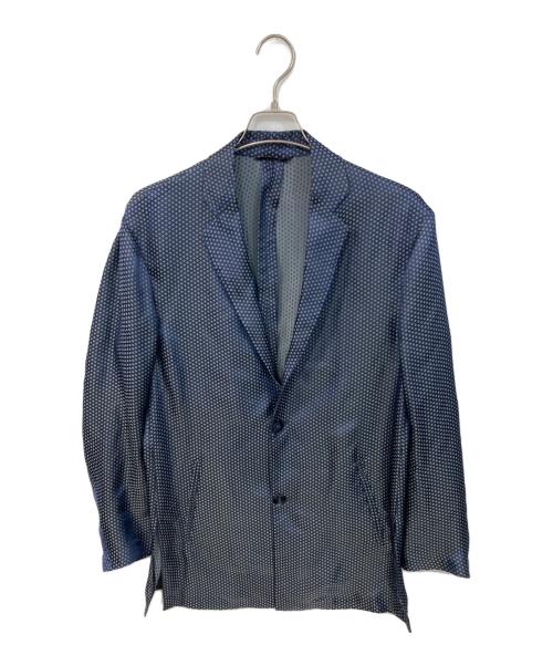 GIORGIO ARMANI（ジョルジオアルマーニ）GIORGIO ARMANI (ジョルジオアルマーニ) ロングテーラードジャケット ネイビー サイズ:44Rの古着・服飾アイテム