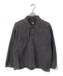 POST O'ALLS（ポストオーバーオールズ）の古着「ファティーグシャツ」｜グレー