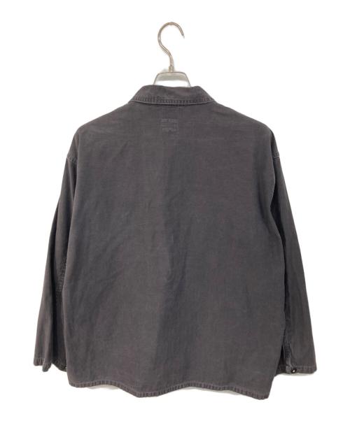 POST O'ALLS（ポストオーバーオールズ）POST O'ALLS (ポストオーバーオールズ) ファティーグシャツ グレー サイズ:SIZE Lの古着・服飾アイテム