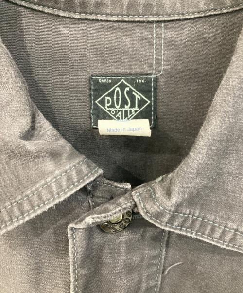POST O'ALLS（ポストオーバーオールズ）POST O'ALLS (ポストオーバーオールズ) ファティーグシャツ グレー サイズ:SIZE Lの古着・服飾アイテム