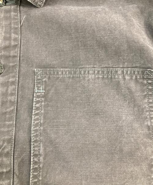 POST O'ALLS（ポストオーバーオールズ）POST O'ALLS (ポストオーバーオールズ) ファティーグシャツ グレー サイズ:SIZE Lの古着・服飾アイテム