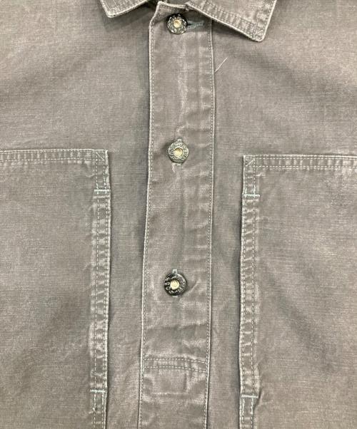 POST O'ALLS（ポストオーバーオールズ）POST O'ALLS (ポストオーバーオールズ) ファティーグシャツ グレー サイズ:SIZE Lの古着・服飾アイテム