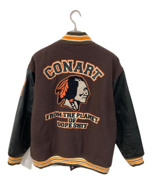 CONART（コナート）CONART (コナート) スタジャン ブラウン サイズ:SIZE Lの古着・服飾アイテム