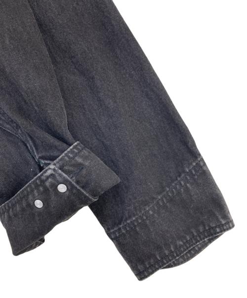Calvin Klein Jeans（カルバンクラインジーンズ）Calvin Klein Jeans (カルバンクラインジーンズ) デニムカバーオール ブラック サイズ:SIZE Lの古着・服飾アイテム