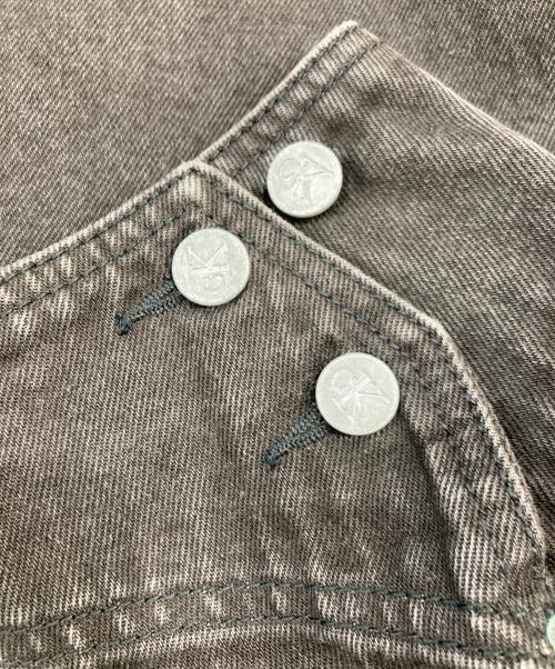 Calvin Klein Jeans（カルバンクラインジーンズ）Calvin Klein Jeans (カルバンクラインジーンズ) デニムカバーオール ブラック サイズ:SIZE Lの古着・服飾アイテム