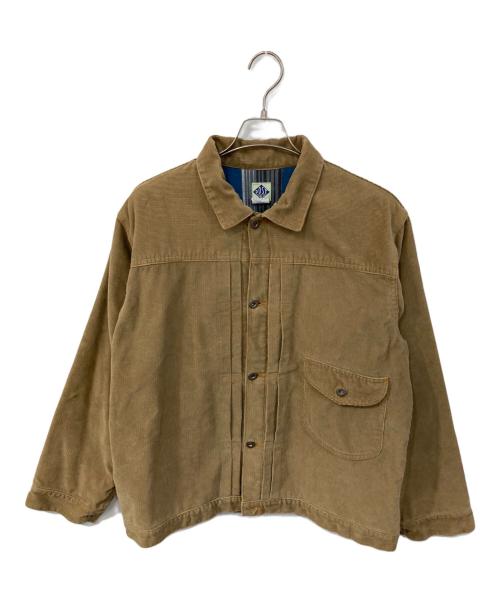 POST O'ALLS（ポストオーバーオールズ）POST O'ALLS (ポストオーバーオールズ) コーデュロイトラッカージャケット ベージュ サイズ:SIZE XLの古着・服飾アイテム