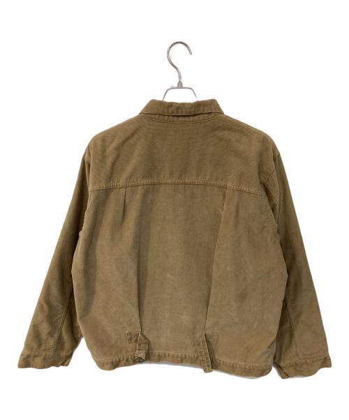 POST O'ALLS（ポストオーバーオールズ）POST O'ALLS (ポストオーバーオールズ) コーデュロイトラッカージャケット ベージュ サイズ:SIZE XLの古着・服飾アイテム