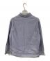 POST O'ALLS (ポストオーバーオールズ) シャツジャケット ブルー×ホワイト サイズ:SIZE L：18000円
