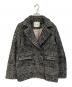 Her lip to（ハーリップトゥ）の古着「Hemingway Check Tweed Jacket/ヘミングウェイ チェック ツイード ジャケット」｜ブラック