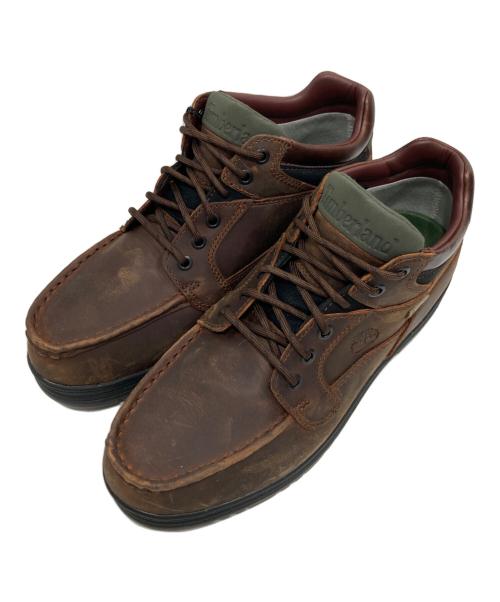Timberland（ティンバーランド）Timberland (ティンバーランド) ヘリテージ GTX モックトゥ ミッド メンズ ブラウン サイズ:SIZE 28cmの古着・服飾アイテム