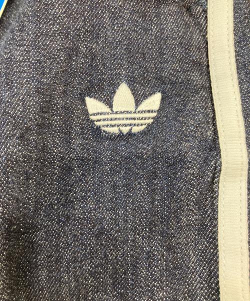 adidas Originals（アディダスオリジナル）adidas Originals (アディダスオリジナル) デニム プリーツ ワイドレッグ パンツ インディゴ サイズ:ｗ29の古着・服飾アイテム