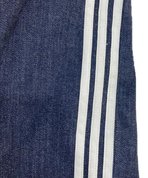 adidas Originals（アディダスオリジナル）adidas Originals (アディダスオリジナル) デニム プリーツ ワイドレッグ パンツ インディゴ サイズ:ｗ29の古着・服飾アイテム