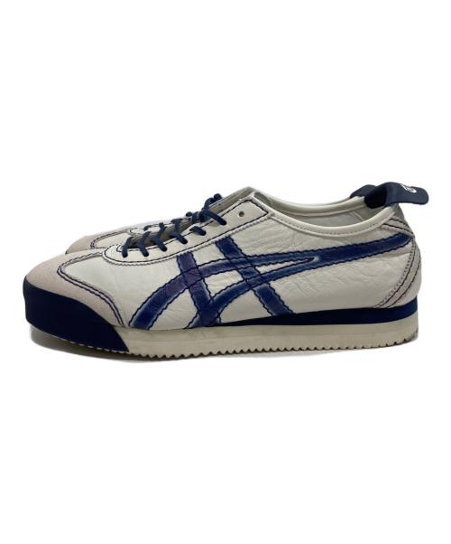 Onitsuka Tiger（オニツカタイガー）Onitsuka Tiger (オニツカタイガー) MEXICO 66 SD PF アイボリー×ブルー サイズ:26の古着・服飾アイテム