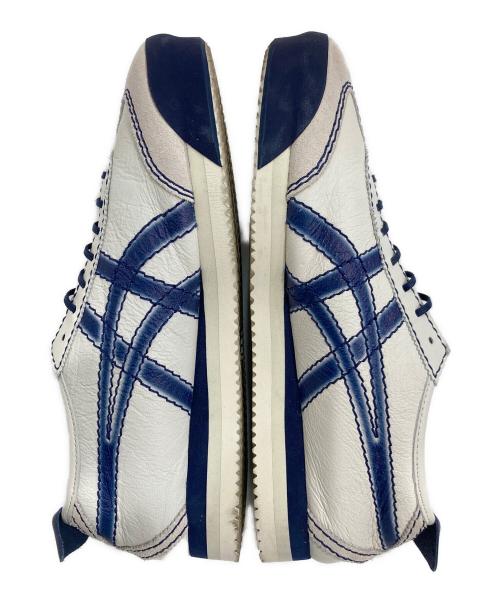 Onitsuka Tiger（オニツカタイガー）Onitsuka Tiger (オニツカタイガー) MEXICO 66 SD PF アイボリー×ブルー サイズ:26の古着・服飾アイテム