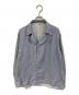 AURALEE（オーラリー）の古着「GIZA LIGHT WEIGHT DOUBLE SHIRTS」｜ブルー