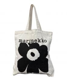 marimekko（マリメッコ）の古着「UNIKKO 60TH ANNIVERSARY トート/ウニッコ シックスティース アニバーサリー トート」｜ホワイト