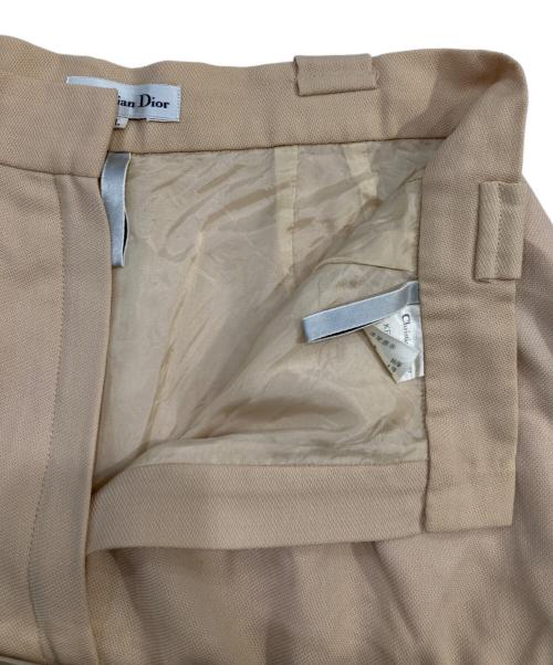 Christian Dior（クリスチャン ディオール）Christian Dior (クリスチャン ディオール) ウールパンツ ベージュ サイズ:SIZE Lの古着・服飾アイテム