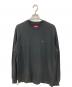 SUPREME（シュプリーム）の古着「Small Box L/S Tee　スモールボックスロングスリーブT」｜ブラック