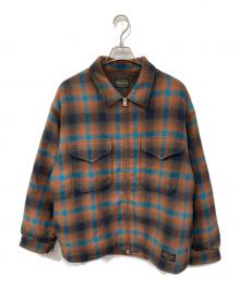 PENDLETON×niko and（ペンドルトン×ニコアンド）の古着「中綿ブルゾン」｜ブラウン