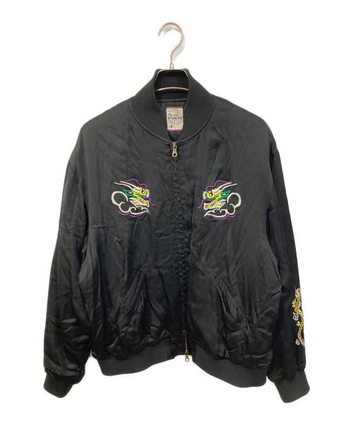 McGREGOR（マックレガー）McGREGOR (マックレガー) FREAK'S STORE (フリークスストア) スカジャン ブラック サイズ:SIZE Lの古着・服飾アイテム