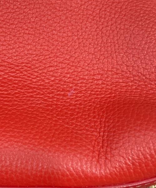 IACUCCI（イアクッチ）IACUCCI (イアクッチ) 2WAYレザーショルダーバッグ レッドの古着・服飾アイテム