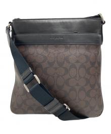 COACH（コーチ）の古着「シグネチャーショルダーバッグ」｜ブラウン
