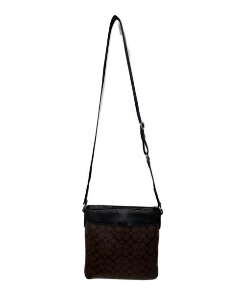 COACH（コーチ）COACH (コーチ) シグネチャーショルダーバッグ ブラウンの古着・服飾アイテム
