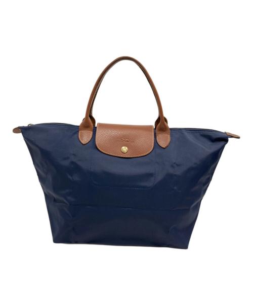 LONGCHAMP（ロンシャン）LONGCHAMP (ロンシャン) LE PLIAGEトートバッグ ネイビーの古着・服飾アイテム