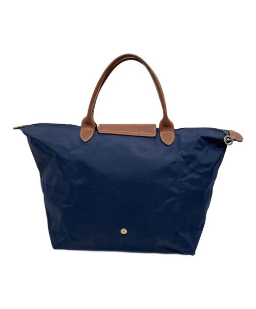 LONGCHAMP（ロンシャン）LONGCHAMP (ロンシャン) LE PLIAGEトートバッグ ネイビーの古着・服飾アイテム