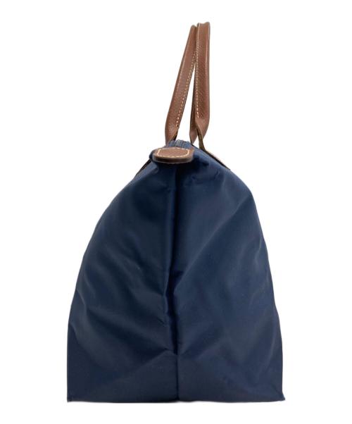 LONGCHAMP（ロンシャン）LONGCHAMP (ロンシャン) LE PLIAGEトートバッグ ネイビーの古着・服飾アイテム