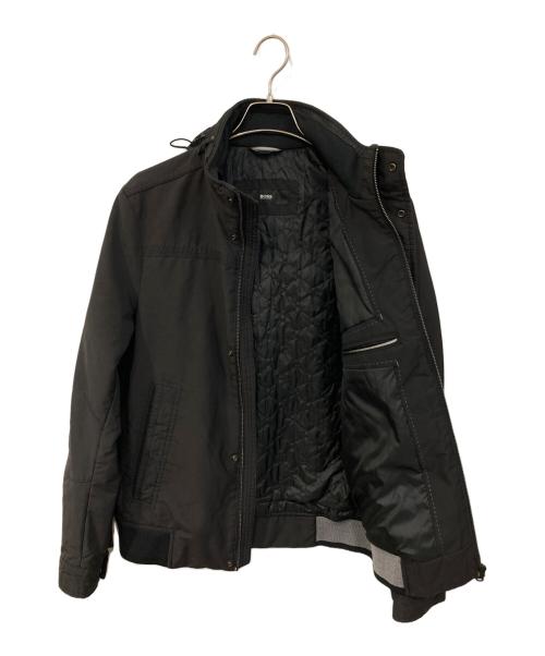BOSS HUGO BOSS（ボス ヒューゴボス）BOSS HUGO BOSS (ボス ヒューゴボス) ジップアップジャケット ブラック サイズ:SIZE 48の古着・服飾アイテム