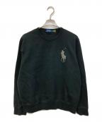 POLO RALPH LAURENポロ・ラルフローレン）の古着「ビッグポニースウェット」｜ブラック