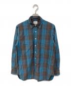 :colonコロン）の古着「Pocket Check Shirt/ポケットチェックシャツ」｜ブルー