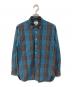:colon（コロン）の古着「Pocket Check Shirt/ポケットチェックシャツ」｜ブルー