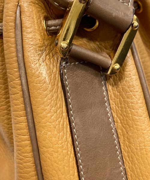 LOEWE（ロエベ）LOEWE (ロエベ) アナグラム 巾着 ショルダーバッグ ブラウンの古着・服飾アイテム