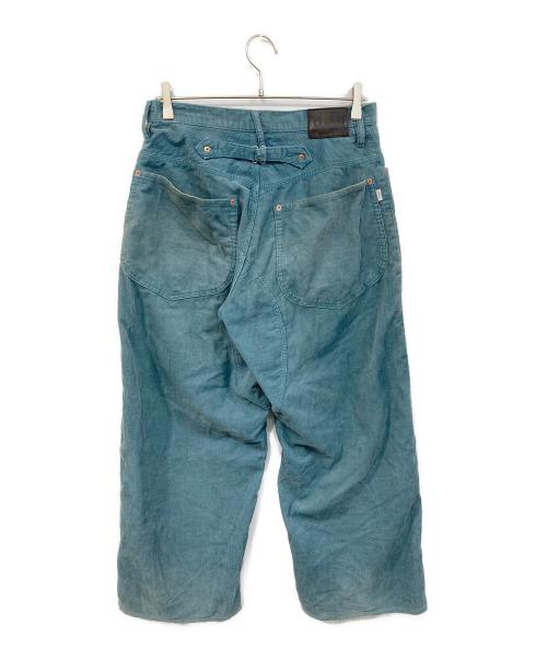 SUGARHILL（シュガーヒル）SUGARHILL (シュガーヒル) CORDUROY DOUBLE KNEE DENIM PANTS/コーデュロイ ダブル ニー デニム パンツ ブルー サイズ:SIZE 81cm (W32)の古着・服飾アイテム
