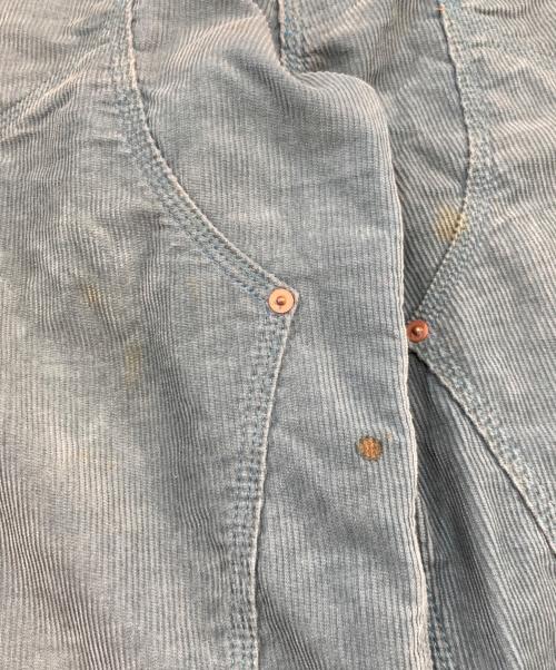 SUGARHILL（シュガーヒル）SUGARHILL (シュガーヒル) CORDUROY DOUBLE KNEE DENIM PANTS/コーデュロイ ダブル ニー デニム パンツ ブルー サイズ:SIZE 81cm (W32)の古着・服飾アイテム