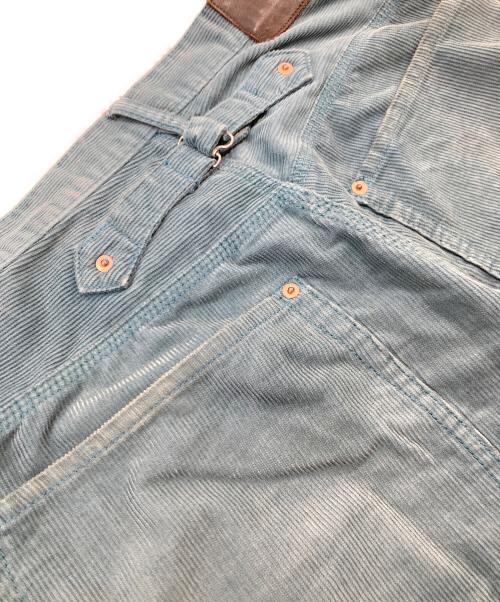 SUGARHILL（シュガーヒル）SUGARHILL (シュガーヒル) CORDUROY DOUBLE KNEE DENIM PANTS/コーデュロイ ダブル ニー デニム パンツ ブルー サイズ:SIZE 81cm (W32)の古着・服飾アイテム