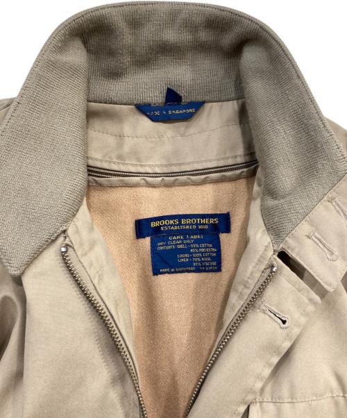 BROOKS BROTHERS（ブルックスブラザーズ）BROOKS BROTHERS (ブルックスブラザーズ) ライナー付ブルゾン ベージュ サイズ:SIZE 38の古着・服飾アイテム