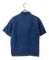 SUPREME (シュプリーム) Mesh Panel Linen S/S Shirt　メッシュパネルリネンS/Sシャツ ネイビー サイズ:SIZE M：13000円